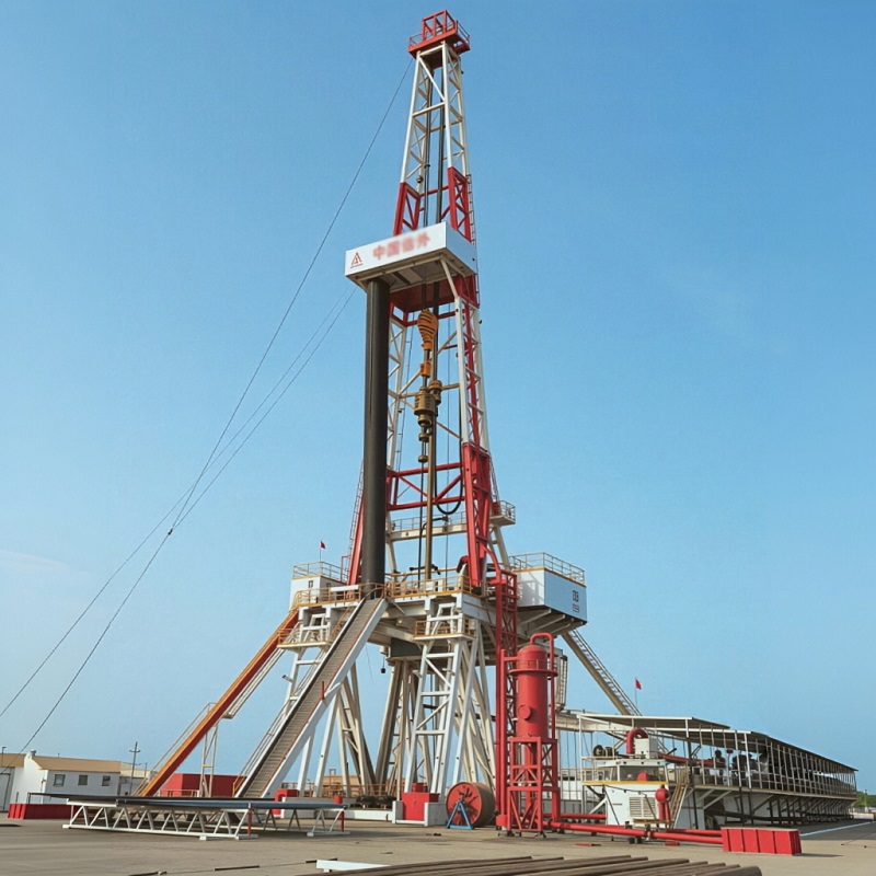 ZJ90D Drilling Rig In Tashen Well